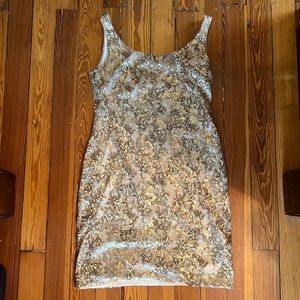 Ralph Lauren Evening Gold sequin dress
